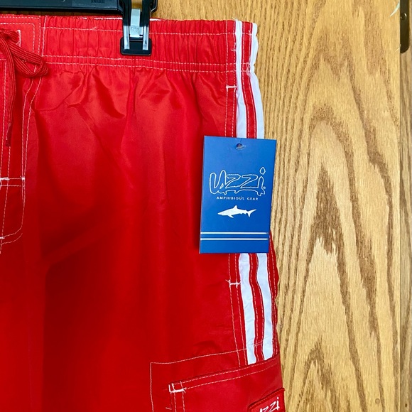 Men’s Cargo Swim Trunks Shorts - Picture 6 of 10